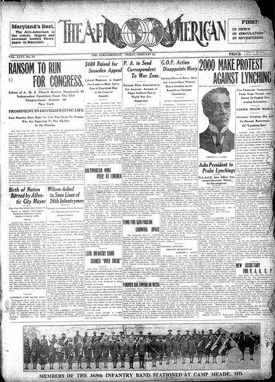 The Afro-American, Feb 22, 1918