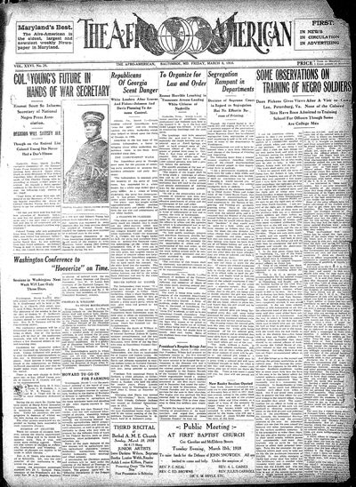 The Afro-American, Mar 8, 1918