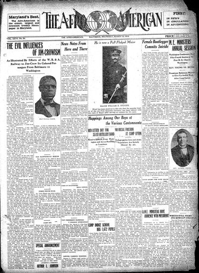 The Afro-American, Mar 15, 1918