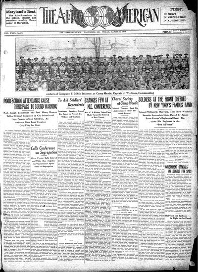 The Afro-American, Mar 22, 1918