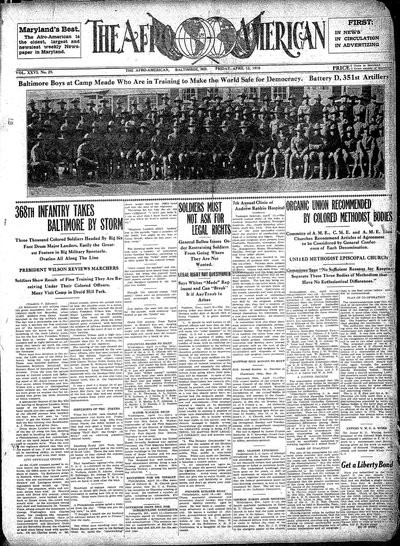 The Afro-American, Apr 12, 1918