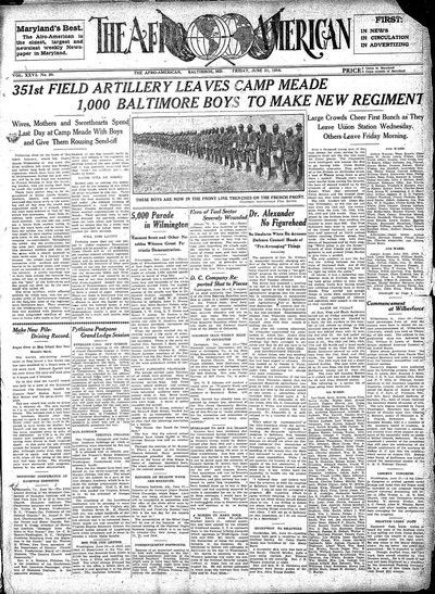 The Afro-American, Jun 21, 1918