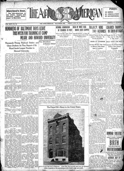 The Afro-American, Jul 19, 1918