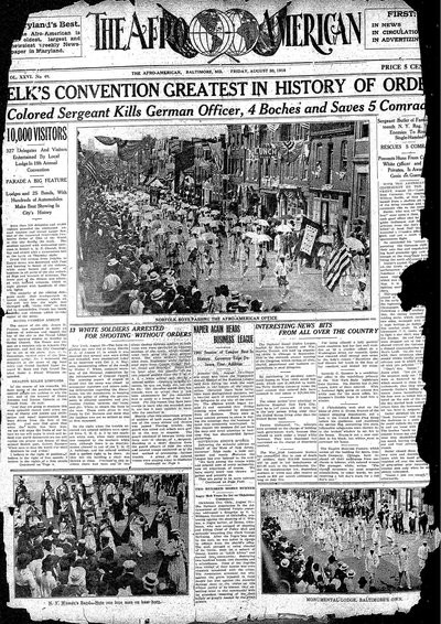 The Afro-American, Aug 30, 1918