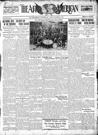 The Afro-American, Sep 27, 1918