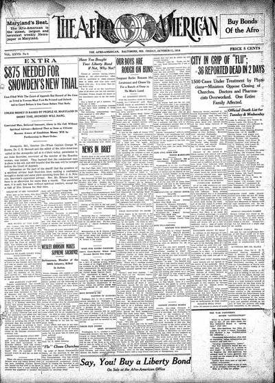 The Afro-American, Oct 11, 1918