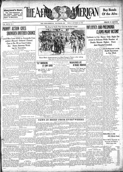 The Afro-American, Oct 18, 1918
