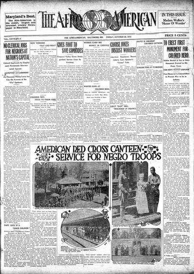 The Afro-American, Oct 25, 1918