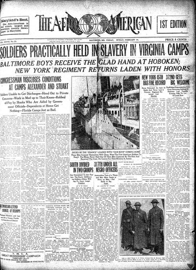 The Afro-American, Feb 14, 1919