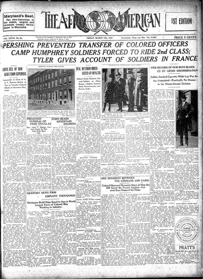 The Afro-American, Mar 14, 1919