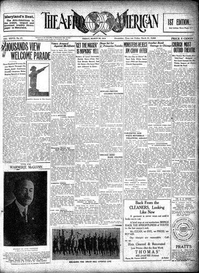 The Afro-American, Mar 28, 1919