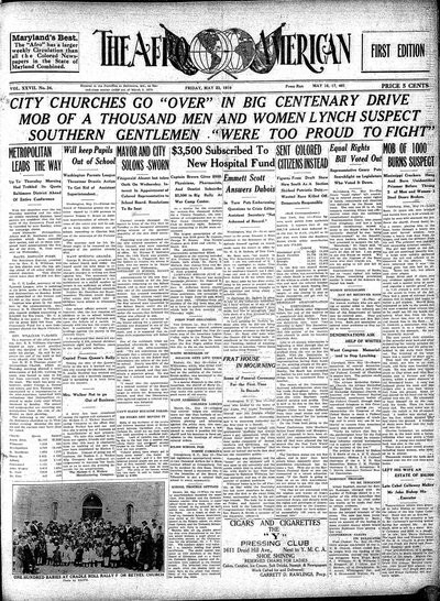 The Afro-American, May 23, 1919