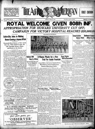 The Afro-American, Jun 27, 1919