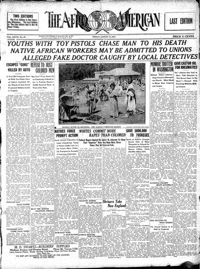 The Afro-American, Aug 15, 1919