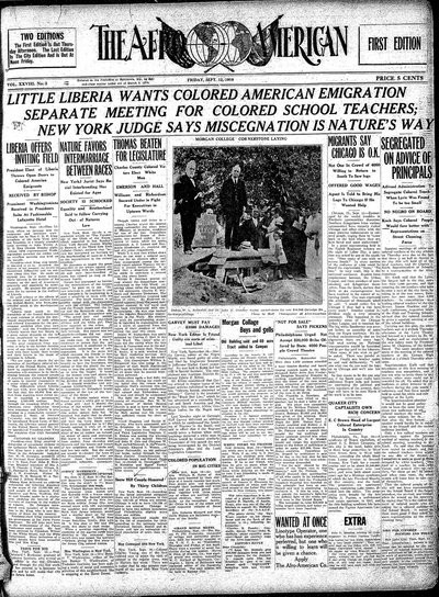 The Afro-American, Sep 12, 1919