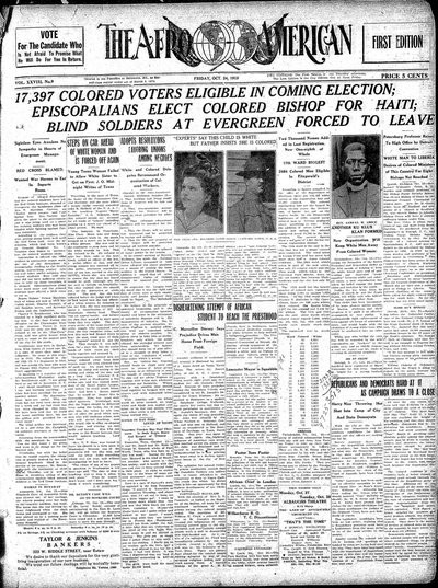 The Afro-American, Oct 24, 1919