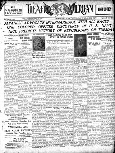 The Afro-American, Oct 31, 1919