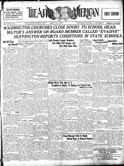 The Afro-American, Jan 16, 1920
