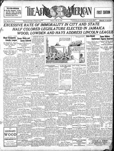 The Afro-American, Feb 20, 1920