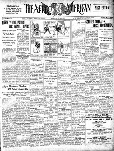 The Afro-American, Apr 16, 1920