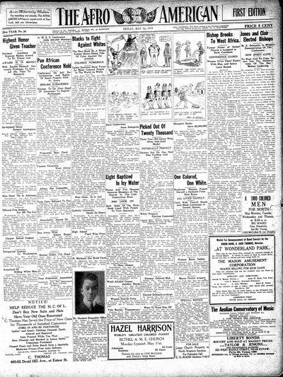 The Afro-American, May 21, 1920