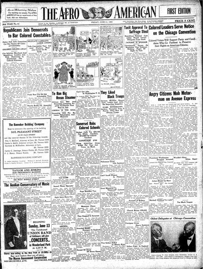 The Afro-American, Jun 11, 1920