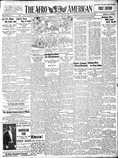 The Afro-American, Jun 18, 1920