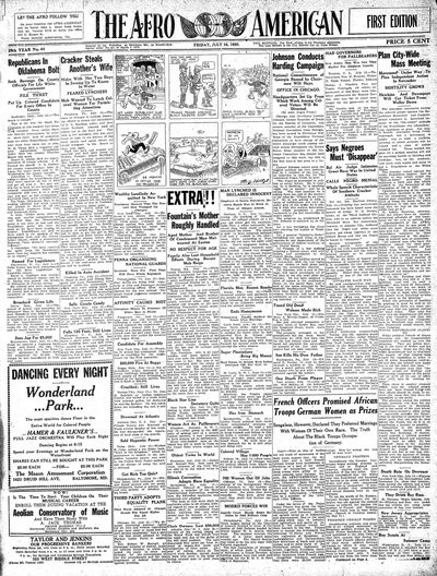 The Afro-American, Jul 16, 1920