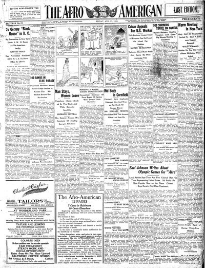The Afro-American, Aug 27, 1920