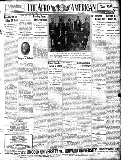 The Afro-American, Oct 16, 1920