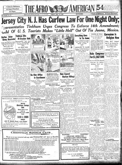 The Afro-American, Dec 10, 1920