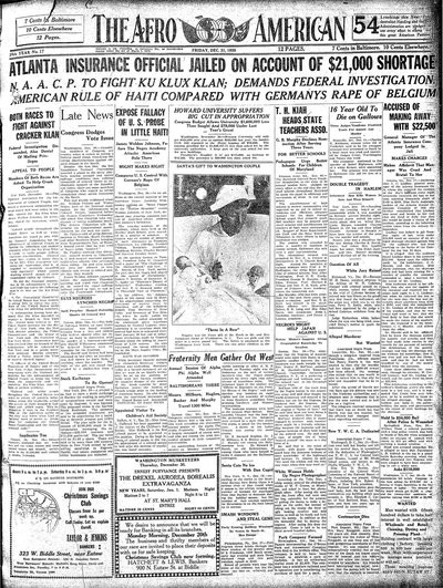 The Afro-American, Dec 31, 1920