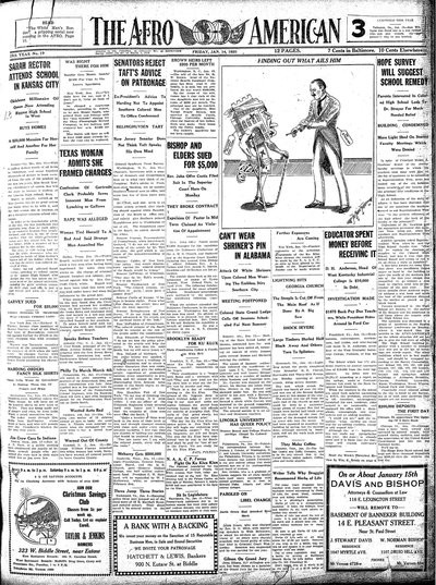 The Afro-American, Jan 14, 1921