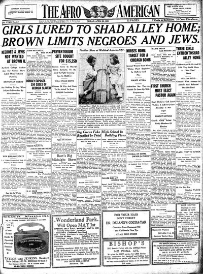 The Afro-American, Apr 29, 1921