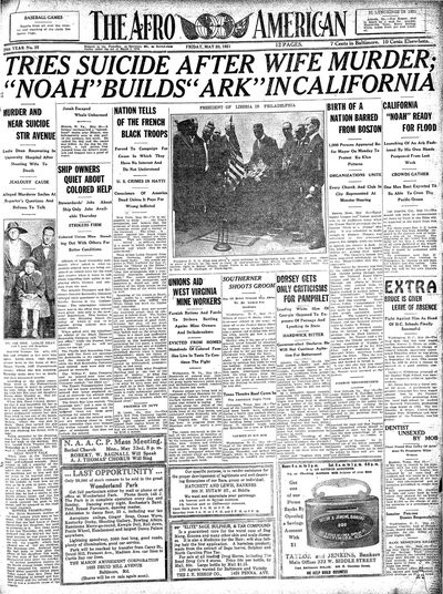 The Afro-American, May 20, 1921