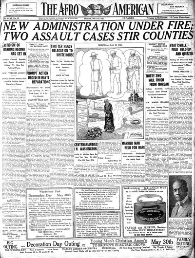 The Afro-American, May 27, 1921