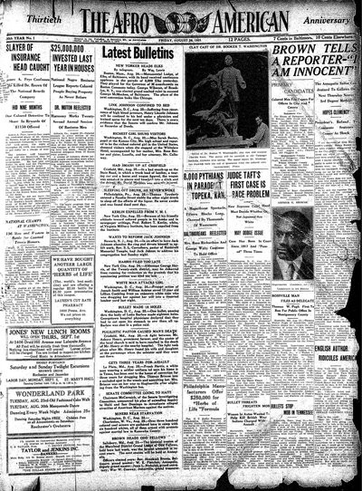 The Afro-American, Aug 26, 1921
