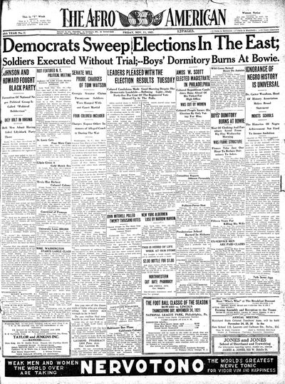 The Afro-American, Nov 11, 1921