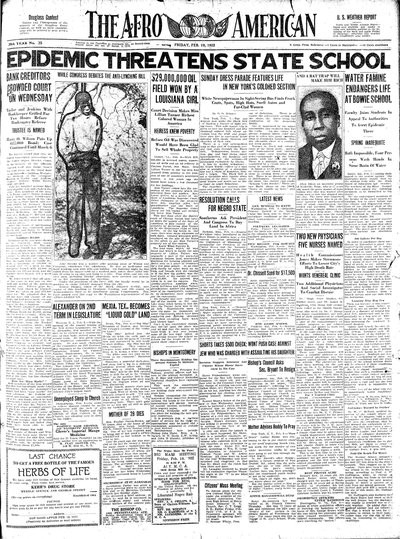 The Afro-American, Feb 10, 1922