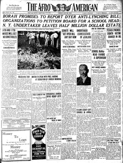 The Afro-American, May 26, 1922