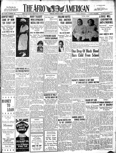 The Afro-American, Jun 16, 1922