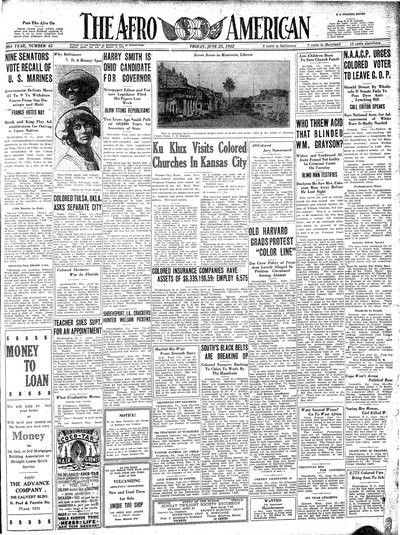 The Afro-American, Jun 23, 1922