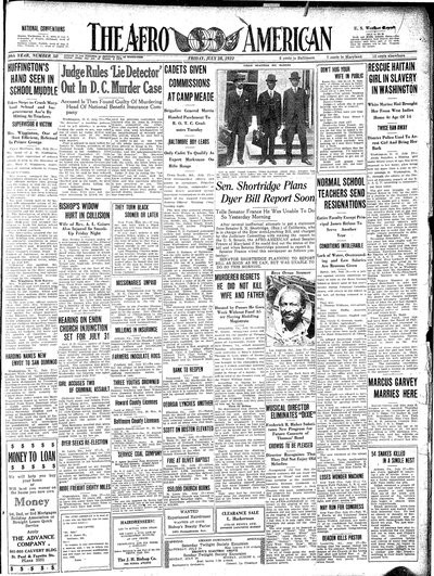 The Afro-American, Jul 28, 1922