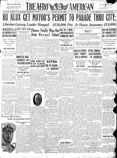 The Afro-American, Oct 27, 1922