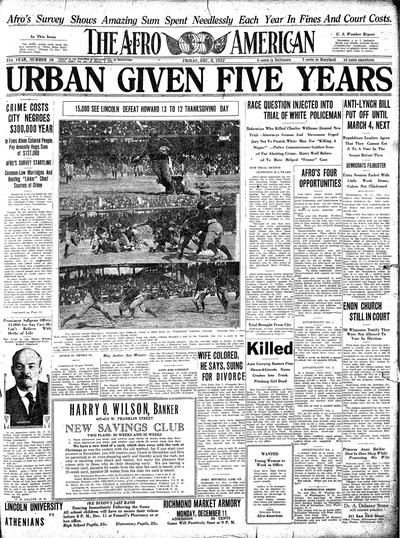 The Afro-American, Dec 8, 1922