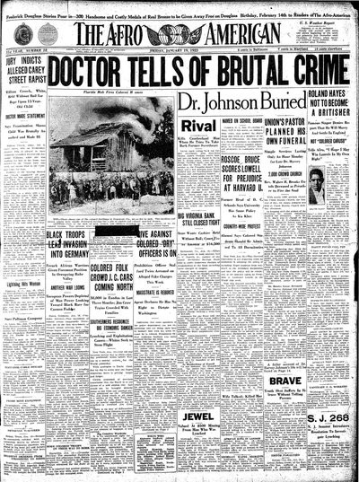 The Afro-American, Jan 19, 1923