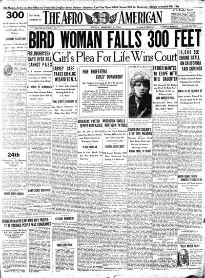 The Afro-American, Feb 9, 1923