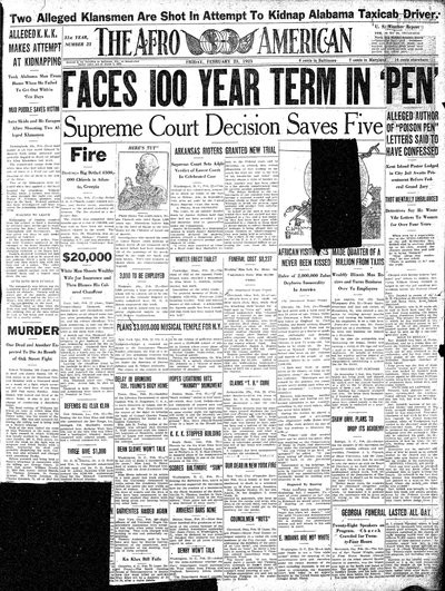 The Afro-American, Feb 23, 1923