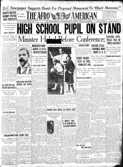 The Afro-American, Mar 9, 1923
