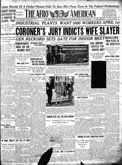 The Afro-American, Mar 23, 1923